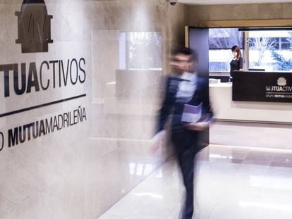 Interior de las oficinas de Mutuactivos.