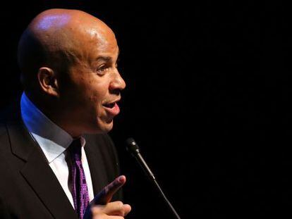 El nuevo senador dem&oacute;crata por Nueva Jersey, Cory Booker.