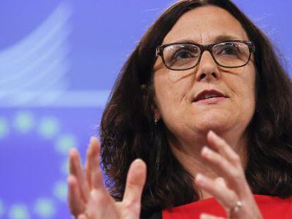 La comisaria de Comercio, Cecilia Malmstr&ouml;m. 