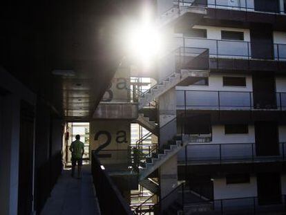 Casas en Carabanchel, Madrid, que el Ayuntamiento vendi&oacute; a Blackstone.