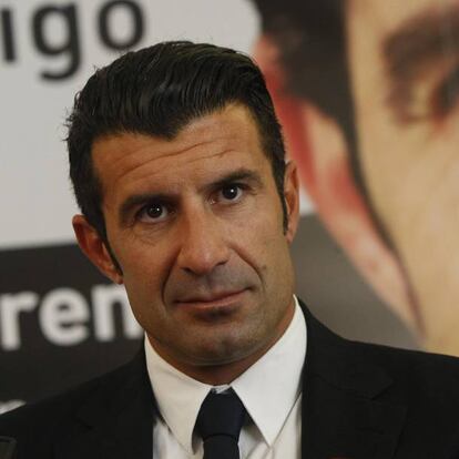 El exjugador del Real Madrid Luis Figo.