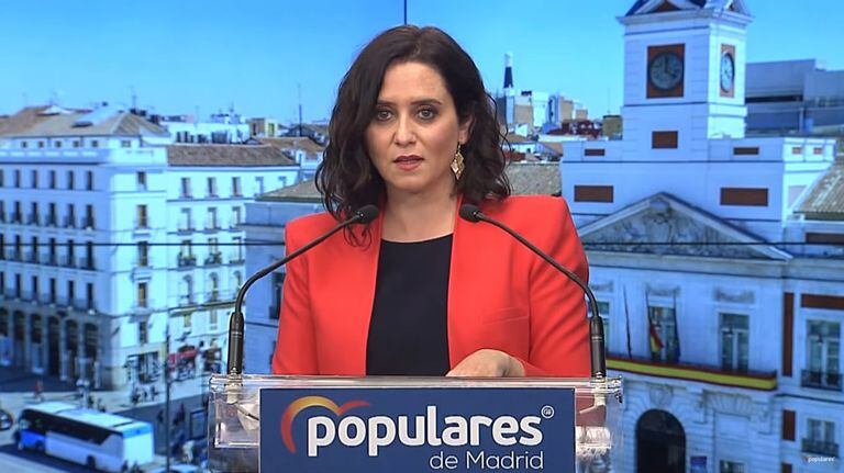 Isabel Díaz Ayuso se incorporará este lunes a la Diputación Foral del PP en Madrid.