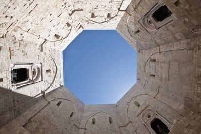 Detalle del Castel del Monte, en la Terra di Bari.