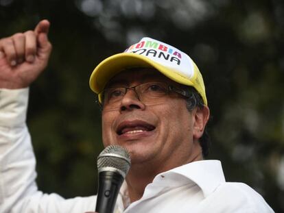 El candidato presidencial de Colombia Humana, Gustavo Petro. 