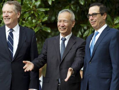 El viceprimer ministro chino Liu He al iniciar la ronda