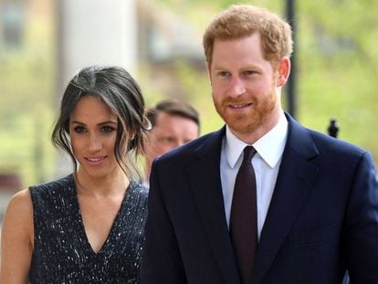 Meghan Markle y el príncipe Harry fotografiados en Londres el pasado abril.