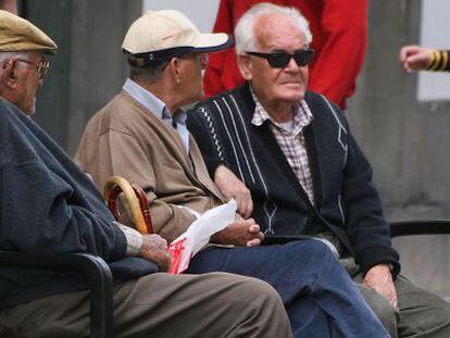 Un grupo de jubilados en Canarias.