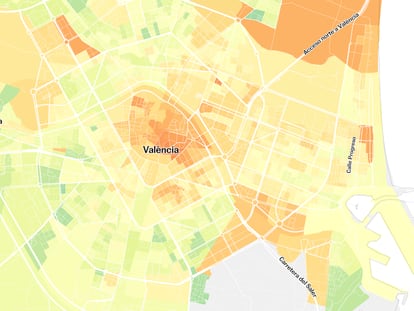 El mapa del alquiler calle a calle: así han subido los precios en cinco años