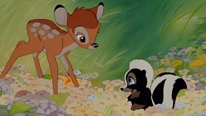 Bambi

El destino de la madre demostró hasta qué punto podía llegar la crueldad de los seres humanos, encarnados en animadores de Disney.