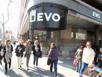 Imagen de la sede de Evo Banco en Madrid.