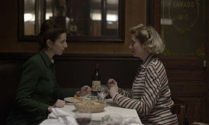 Sandrine Kiberlain y Emmanuelle Devos, en la película.
