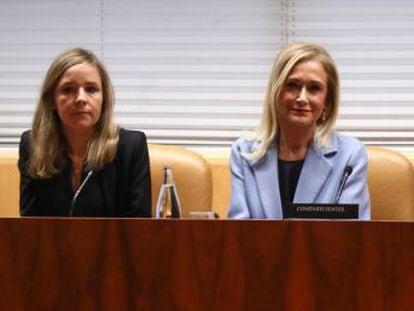 La expresidenta guarda silencio durante una hora en la comisión de investigación del caso máster.