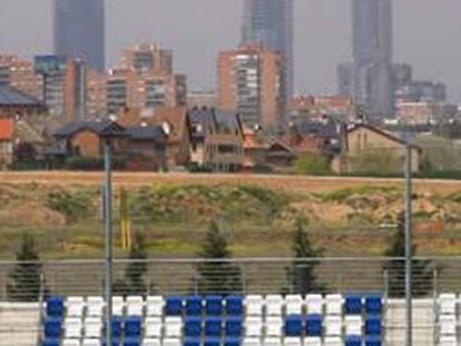 Ciudad Deportiva del Real Madrid, en Valdebebas, al lado de los terrenos en venta.