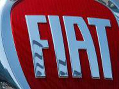 Logo del grupo automovilístico Fiat.