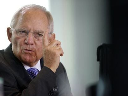 El ministro de Hacienda alemán, Wolfgang Schäuble, en una reunión del Gobierno en Berlín el pasado mes de noviembre.