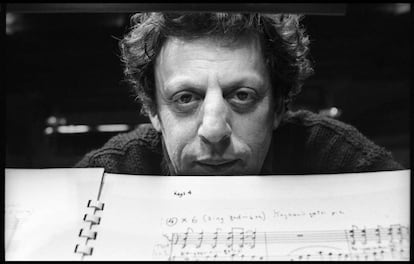 Philip Glass en 1987.