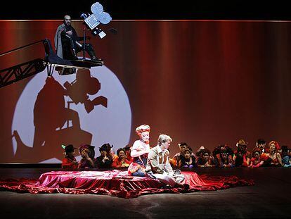 Ensayo del montaje <i>La carrera del libertino,</i> en el Teatro Real de Madrid.