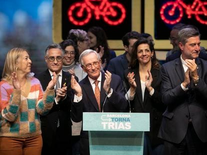 Acto de presentación de la campaña electoral para las elecciones municipales de Barcelona 2023 de Xavier Trias.