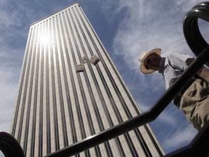 Torre Picasso, donde se encuentra la sede de Google en España. 