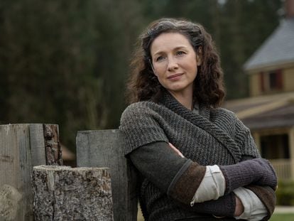 Caitríona Balfe, en una imagen de la séptima temporada de 'Outlander'.