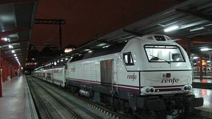 El tren nocturno que unía Madrid y Lisboa.