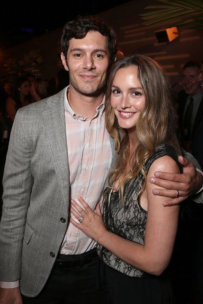 La actriz junto a su marido, el también actor Adam Brody (The O.C)