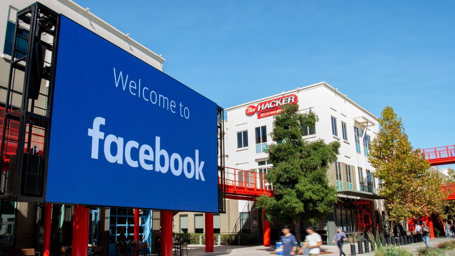 La sede central de Facebook en Menlo Park, California, en 2019.