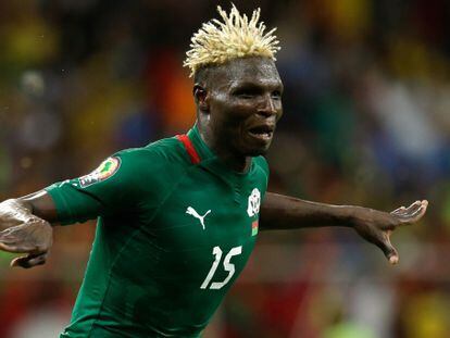 Bance celebra su gol ante Ghana.