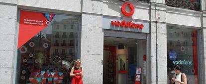 Tienda de Vodafone en Madrid.