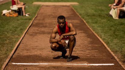 Stephen James, como Jesse Owens, en &#039;Race&#039;. 