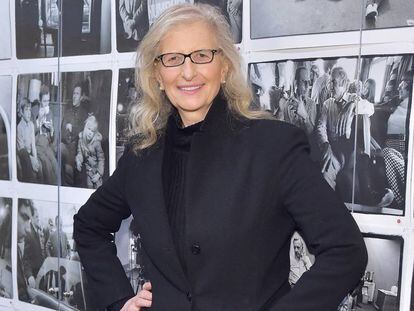 Annie Leibovitz, en la galería de Los Ángeles (California) donde expondrá su obra, el pasado miércoles 13 de febrero.