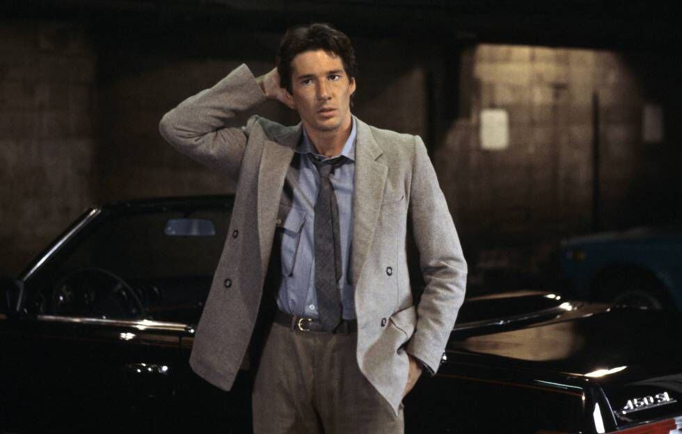 Richard Gere, vestido con un traje de Armani en 'American Gigolo'.