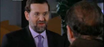 Mariano Rajoy haciendo de Mariano Rajoy en 'Jacinto Durante representante'.