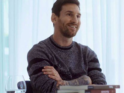 Messi, durant l'entrevista amb Jordi Évole a La Sexta.
