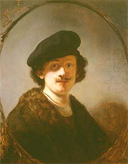 Autorretrato de Rembrandt de 1634.