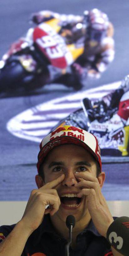 Márquez, en rueda de prensa