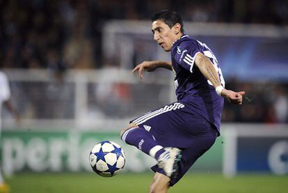 Di María durante un partido de 'Champions'.