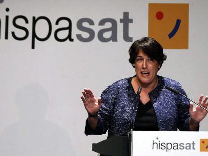 La presidente de Hispasat, Elena Pisonero. EFE/Archivo
