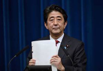 El primer ministro nipón Shinzo Abe. EFE/Archivo