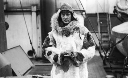 Richard Evelyn Byrd, en un viaje a la Antártida. 