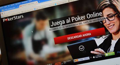 Página web de PokerStars.