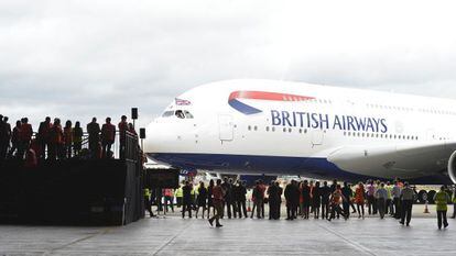 Avión de British Airways, una de las aerolíneas del grupo IAG.