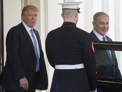 Donald Trump y Benjamin Netanyahu. 