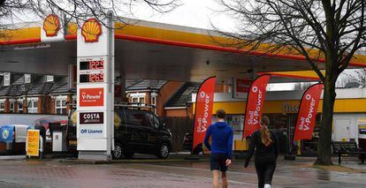 Gasolinera de Shell en Londres.