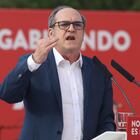 The PSOE candidate for the Presidency of the Community of Madrid, Ángel Gabilondo intervenes during the last act of the party's campaign in the auditorium of the Parque Forestal de Entrevías, on May 2, 2021, in Madrid (Spain). MAY 02, 2021; CAMPAIGN CLOSURE; ELECTIONS; 4M; MADRID; MADRID COMMUNITY; MADRID ASSEMBLY; ASSEMBLY; PSOE Marta Fernández Jara / Europa Press 05/02/2021
