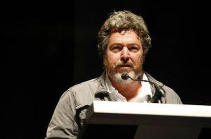 López de Uralde, durante la Asamblea de Equo.
