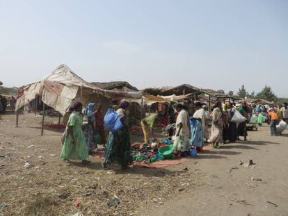 Mujeres en el mercado de Meki (Etiop&iacute;a). 