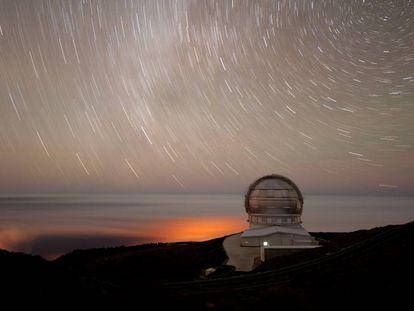 El observatorio astronómico del Roque de los Muchachos en la Palma.