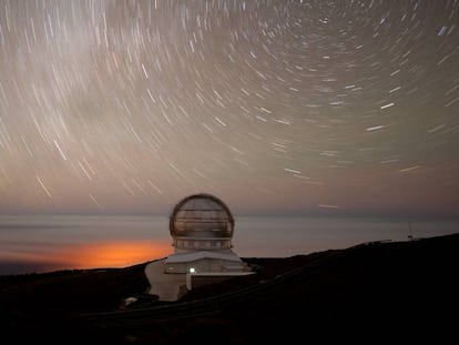 El observatorio astronómico del Roque de los Muchachos en la Palma.