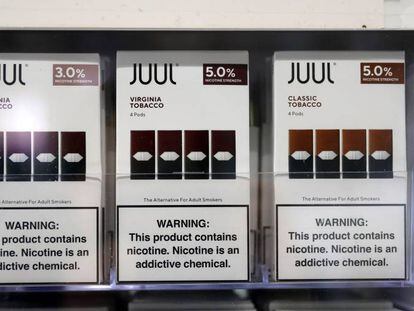 EE UU retirará del mercado los cigarrillos electrónicos de Juul